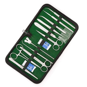 Le kit de suture de chirurgie manuelle en acier inoxydable de 13 pièces de la meilleure qualité comprend une pince à ciseaux Scalpel Forceps Instruments chirurgicaux - Product Image 6