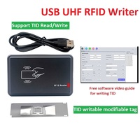 Etiqueta RFID UHF con TID Modificable para Trazabilidad y Seguimiento de Activos, Memoria de 128 bits, 100K Ciclos de Lectura/Escritura, EPC Gen2