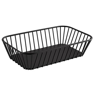 Cesta de comida de diseño único duradero, acabado negro decorativo para cocina, despensa de cocina para guardería - Product Image 3