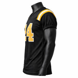 Jersey de Fútbol Americano Estilo Profesional Personalizado OEM, Uniforme Ligero de Malla con Impresión de Número y Logotipo - Product Image 4