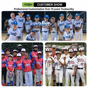 Uniformes de baseball sublimés personnalisés de haute qualité Maillots d'équipe respirants pour jeunes joueurs adultes Prix de gros Commandes en gros - Product Image 5