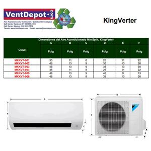 เครื่องปรับอากาศสำหรับร้านอาหาร, MXKVT-005, 18000BTU, 1.5 ตัน - Product Image 3