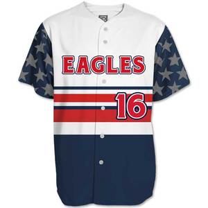เสื้อเจอร์ซีย์เบสบอลเปล่าเสื้อเบสบอลทำจากปากีสถาน - Product Image 3