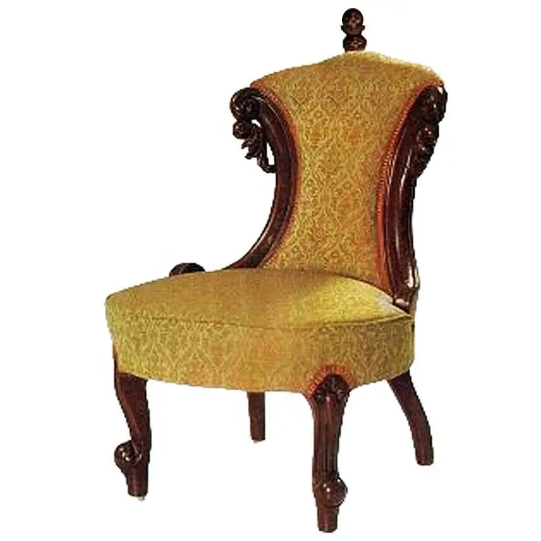 Chaise de salon de luxe haut de gamme, chaise en bois sculptée chaise à dossier haut chaise de salon, meubles de salon chaise berçante
