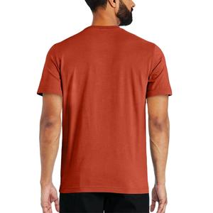 Vente en gros 100% Polyester Hommes Slim Manches Courtes O-Neck T-shirts Sport Décontracté 180 Grammes Logo Personnalisé Vierge OEM Écologique - Product Image 3