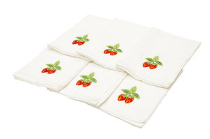 Servilleta de cena Hemstitch de 100% algodón personalizada, servilleta de limpieza de cocina bordada para uso en restaurante - Product Image 4