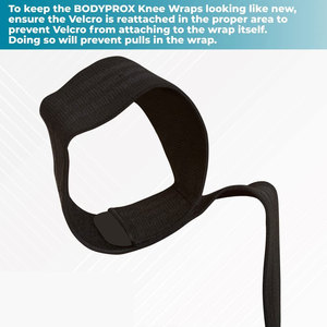 Gym Weightlifting Power Lifting Heavy Duty <b>Knee</b> Wraps <b>Compression</b> High Quality Heavy Duty <b>Knee</b> Wraps - Product Image 4