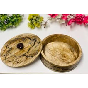 Vajilla tallada de madera elegante, olla de madera hecha a mano, perfecta para usos de cocina, artículos de moda, artículos de Hotel y accesorios de cocina - Product Image 4