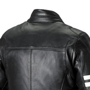 Genuine Leather Women <b>Biker</b> <b>Jacket</b> Ladies Motorcycle Riding Coat Slim Fit Fashion Moto Outerwear Vintage Black Cafe Racer <b>Jacket</b> - Product Image 3