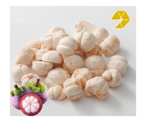 Mangoustan lyophilisé en gros, collation de fruits croustillants et sucrés pour la vente au détail, sacs de marque privée 50g 100g, mangoustan sec du Vietnam - Product Image 1
