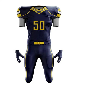 Uniforme de football américain par sublimation, conception personnalisée, maillot et pantalon, fabricant OEM - Product Image 5