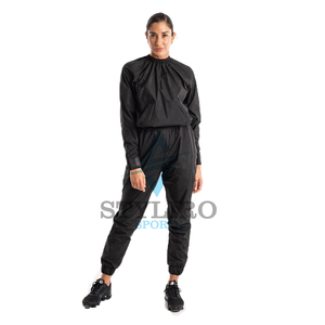 Traje de sauna de PVC para mujer de calidad superior para cuerpo Fitness entrenamiento en casa pérdida de peso adelgazante - Product Image 1