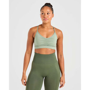 Sujetador Deportivo Casual de Talla Grande para Mujer, Logotipo Frontal, Diseño Personalizado, Ropa Deportiva, Servicio OEM, Venta al por Mayor, Alta Calidad, Transpirable, Secado Rápido - Product Image 2