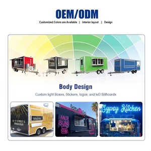 Personalizzato Vintage Van <span class=keywords><strong>Mobile</strong></span> Food Truck cucina completa commerciale Fast Food rimorchio <span class=keywords><strong>Bar</strong></span> per la vendita per l'industria degli hot dog al dettaglio - Product Image 5