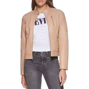 Automne hiver femmes veste en cuir meilleure qualité femmes veste en cuir séchage rapide femmes veste en cuir haute qualité Polyester tricoté - Product Image 2