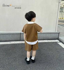 New Arrival! Hot Trend Summer Gentleman Set for Baby Boys High Quality 4-Piece Short-Sleeved Vest <b>Tie</b> Vietnam Wholesale - Product Image 1