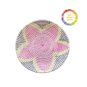 Meilleure qualité de décoration murale ronde en jonc de mer pour le fournisseur de napperons en jonc de mer au format maison - Product Image 3