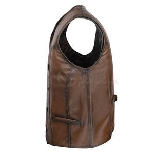 2025 Leather Custom Waistcoat Whole Sale Rate <b>Women</b> Leather <b>Vest</b> <b>Top</b> Quality Whole Sale Rate Made In Pakistan - Product Image 2