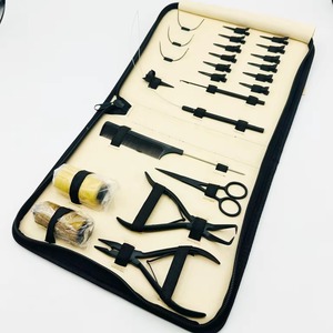 Kit professionnel d'extension de cheveux et de perles de couleur Plasma noir et Nod Kit d'outils pour enlever la pince pour perles durables - Product Image 1