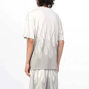 Ensemble de sport d'été pour hommes ensemble t-shirt à manches courtes à séchage rapide et short pour la peau automatisé pour la course à pied ensemble de t-shirts d'entraînement - Product Image 3