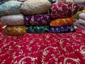 Tela de Seda Fendy con Lentejuelas Importadas, Nueva y Actualizada, Lista para Entregar, para Venta al por Mayor, Materia Prima Textil - Product Image 4