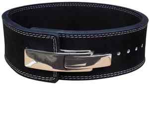 เข็มขัดยกน้ำหนักหนังคุณภาพสูง พร้อมหัวเข็มขัดแบบคันโยกและตัวล็อคแบบแข็งแรง สำหรับการฝึกซ้อมเอวในยิม - Product Image 6