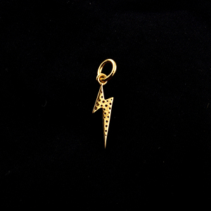 Pendentif en argent massif 925 fait à la main, bijoux unisexe, plaqué jaune, bijoux de créateur - Product Image 5