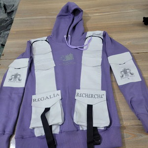 Sweat à capuche en coton de haute qualité unisexe avec logo personnalisé - Product Image 1