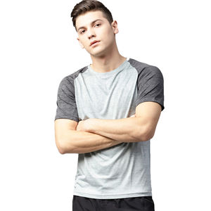 Style personnalisé 100% coton hommes T-shirts décontracté uni à manches courtes grande taille panneau anti-rides en vente - Product Image 1