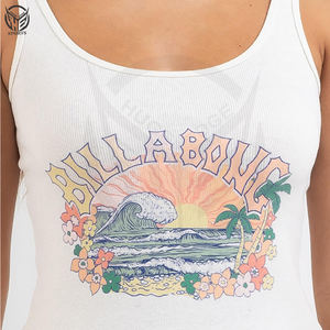 Débardeurs de sport personnalisés pour femmes, débardeurs de musculation, débardeurs de yoga, débardeurs courts en modal doux - Product Image 4