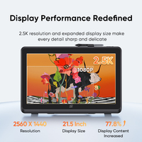 XPPen Artist Pro 22 (Gen 2) Moniteur de tablette graphique Affichage du dessin X3 Pro Pen 16K Niveaux de pression Calman vérifié