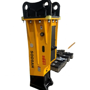 Disjoncteur hydraulique SB 81 BOX Type adapté aux excavatrices lourdes avec 18-26 tonnes de bonne qualité pour démolir les roches dures et le travail. - Product Image 1