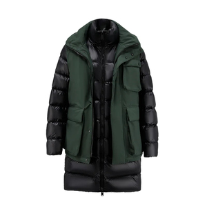 New Style <b>Single</b>-Breasted Padded Jacket With Printed for Women Crew Neck Long Sleeve Casual Loose Coat - Product Image 1