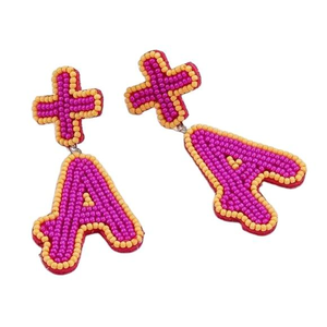 ต่างหูแฟชั่นใหม่มาแรง งานปักมือประดับลูกปัด สำหรับผู้หญิง สวมใส่ในงานปาร์ตี้ - Product Image 1