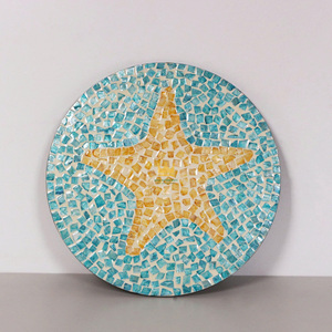Produit chaud rond en rotin écologique forme personnalisée tapis et tampons plat jetable moderne de luxe assiette de service pour les fêtes - Product Image 2