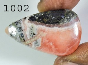 Rodocrosita natural oval pera mezcla forma rosa Rodocrosita piedra preciosa Flatback cabujón suelto para la fabricación de joyas piedra y artesanías - Product Image 4