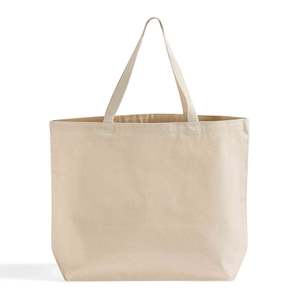 <b>Large</b> Heavy <b>Canvas</b> Tote <b>Bags</b> with Long Web Handles Solid Color -TG260 - Product Image 3