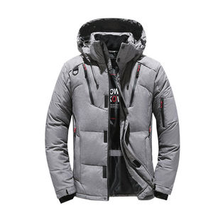 Manteau d'hiver en duvet Veste à capuche Vêtements pour hommes Veste Streetwear Impression épaissie Manteaux en duvet à bulles Veste pour hommes - Product Image 2
