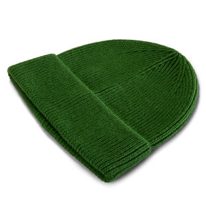 Bonnet d'extérieur uni en Offre Spéciale pour hommes femmes bonnets de conception de camouflage vert casquettes de crâne bonnet d'hiver à revers avec logo personnalisé - Product Image 3