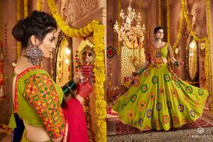 Buena calidad nuevo increíble color viscosa algodón con hilo y espejo trabajo Lehenga Choli fabricante de la India a la tasa más baja - Product Image 2