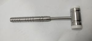 Marteau dentaire manuel sur mesure 184 mm 7,14 pouces 458 g Acier inoxydable de haute qualité 30 mm Instrument de chirurgie d'implantation osseuse CE - Product Image 6