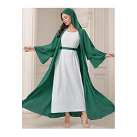 Abaya Moderne Tendance Premium Designer Burqa Élégante Abaya Satin Dubaï Maxi Kaftan Arabe Chic Tenue Pudique Islamique