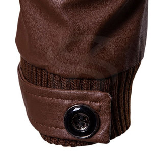 Chaqueta de Cuero de Alta Calidad con Logotipo Personalizado, Chaqueta de Cuero de Invierno, Ropa de Moda, Chaqueta de Cuero para Hombre - Product Image 6