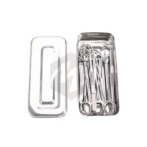 Ensemble de pansements pour chirurgie mineure 13 pièces en acier inoxydable Kit d'instruments médicaux chirurgicaux Soins des plaies, suture et pansement réutilisables - Product Image 6