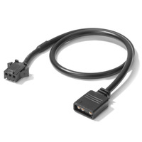 12V 4 broches 5V 3 broches SM fil ligne 3/4P mâle femelle carte mère RGB adaptateur câble de Conversion pour PC ordinateur bande lumineuse LED