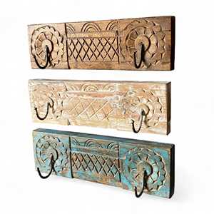 Porte-vêtements mural en bois - Product Image 6