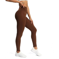 Leggings de Yoga para Mujer, Casuales, con Logotipo Personalizado, Cintura Media, Sin Costuras, Transpirables, Antibacterianos, Sólidos, para Gimnasio, Fitness, Entrenamiento, Levanta Glúteos, Invierno