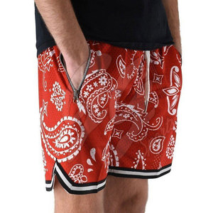 Pantalones cortos de malla para hombre, precio al por mayor, logotipo personalizado, ropa informal de marca, gimnasio, pantalones cortos de calle de malla para hombre - Product Image 4