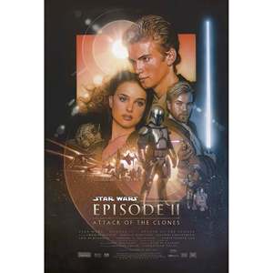 Star Wars Episode II Paper <b>Poster</b> for Wall Decor - Product Image 1
