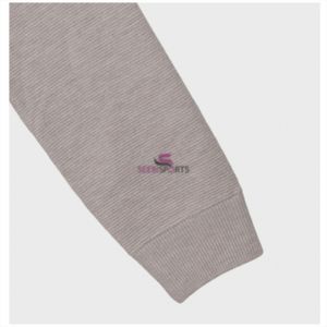 Vente en gros de cardigan en tricot pour homme avec logo personnalisé, 100% coton, kaki, broderie, cardigan en tricot à col en V pour homme - Product Image 4